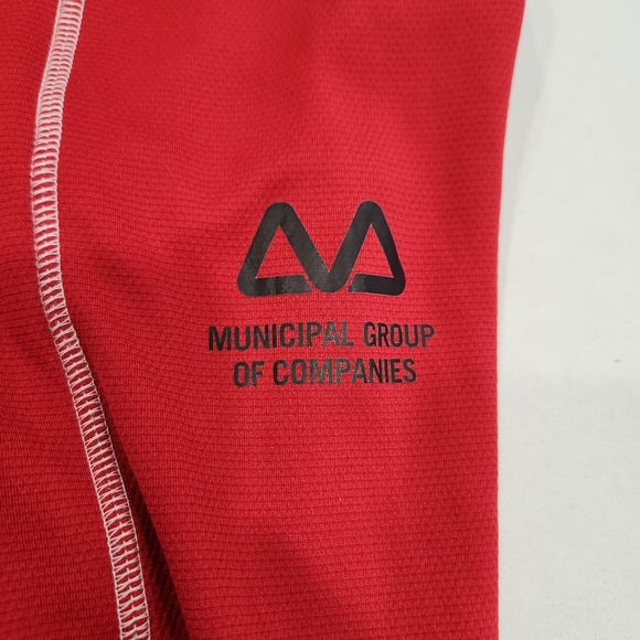 Columbia Golf Omni-Wick Shotgun Pullover Jacket 1/4 Zip Red Mens Medium - Picture 4 of 12